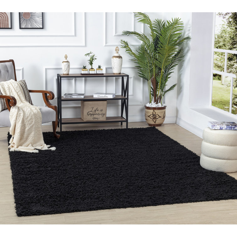 Surya B.V. Fivelands Handwoven Black Rug Wayfair.co.uk